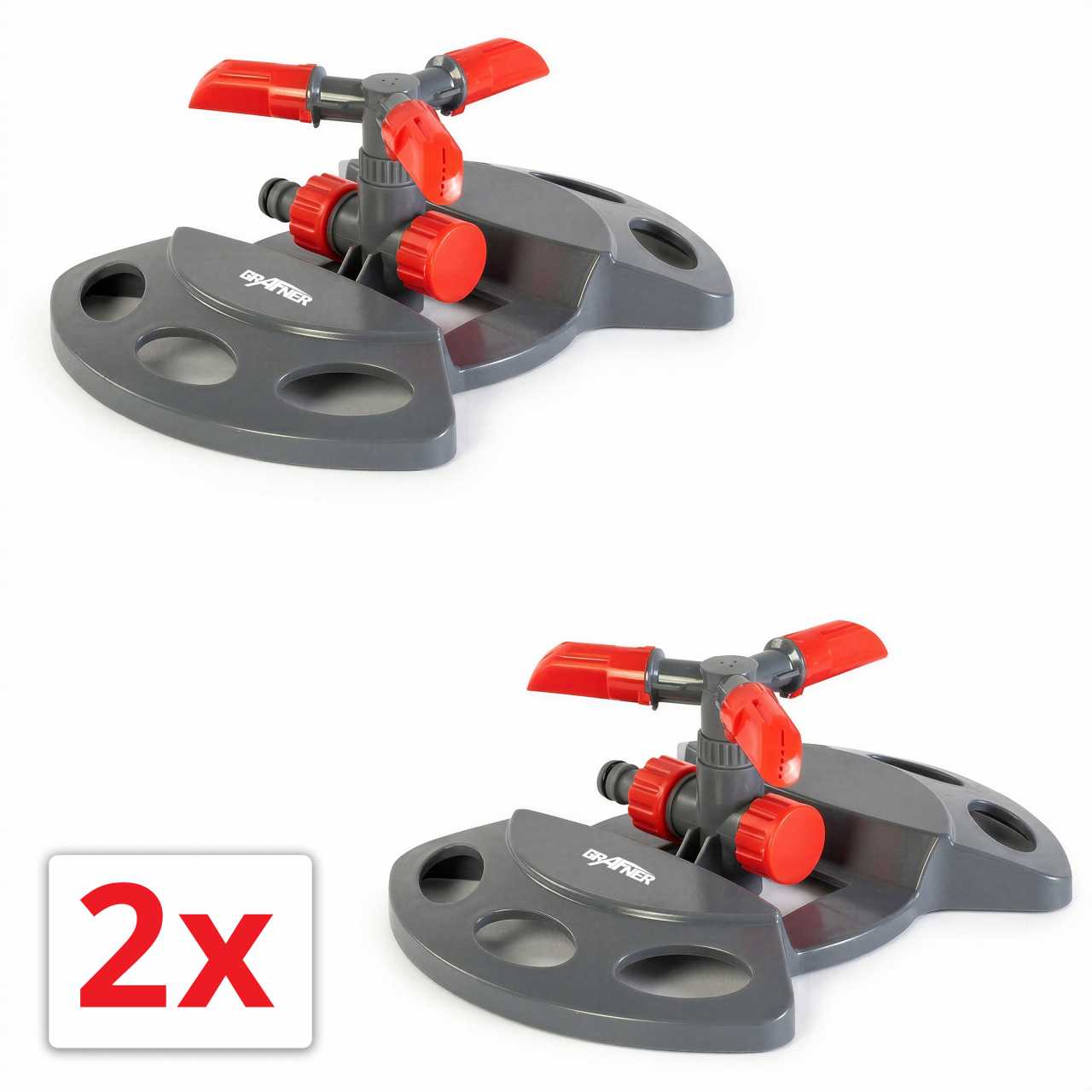 2x Grafner Rasensprenger RS10823 (2x20718)