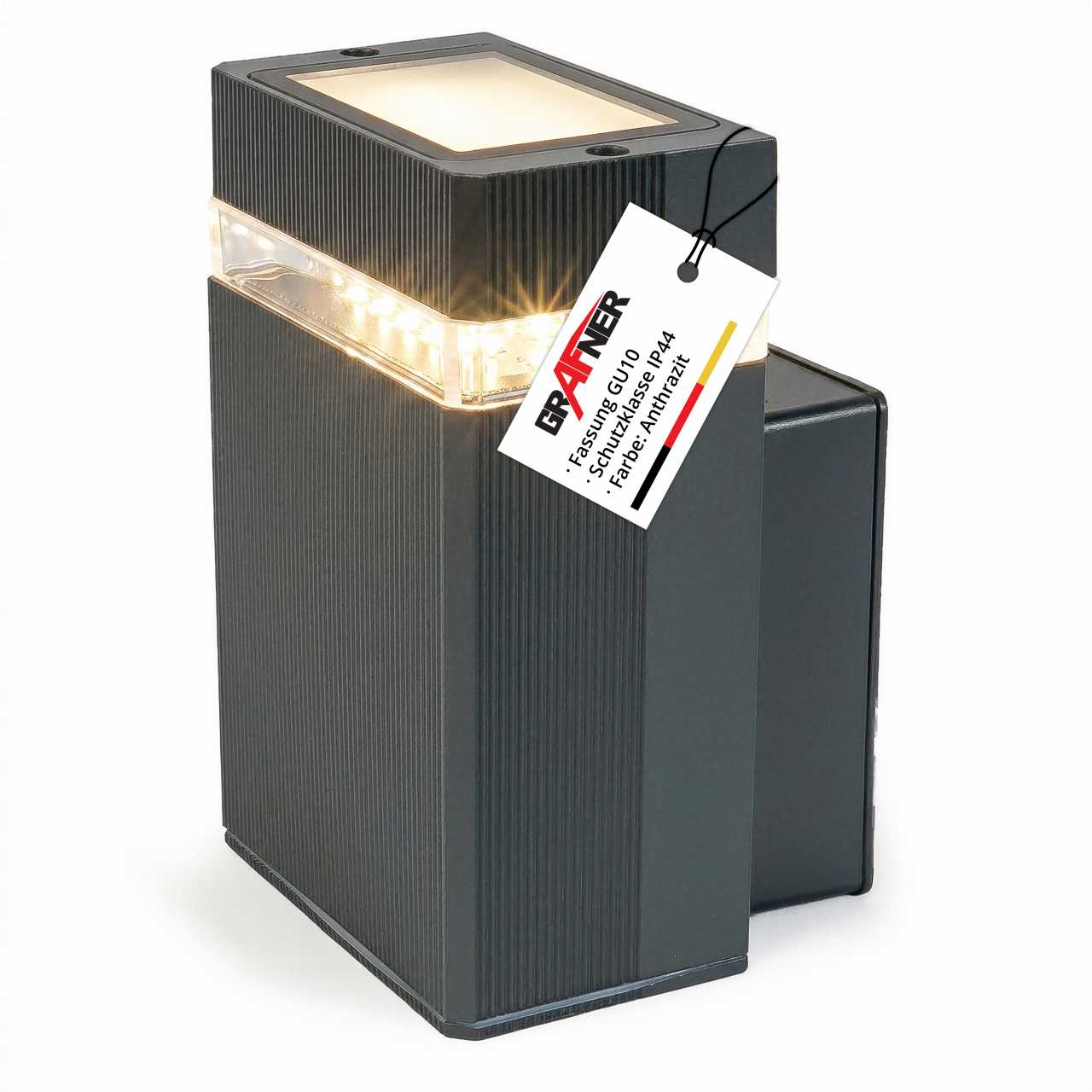 Grafner Aluminium-Wandlampe WL10959
