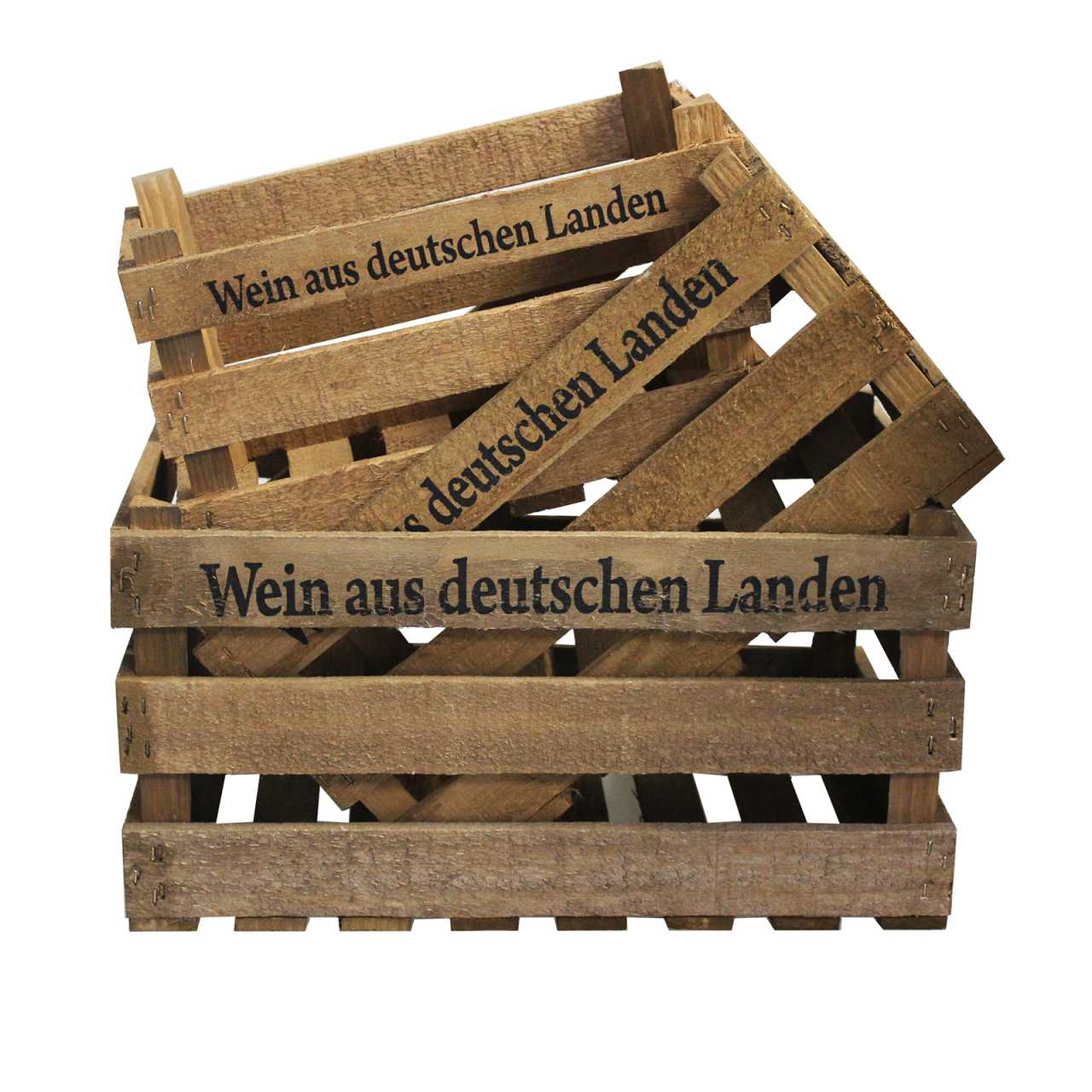Holzkiste "Wein aus deutschen Landen" 3er Set 1152-1002