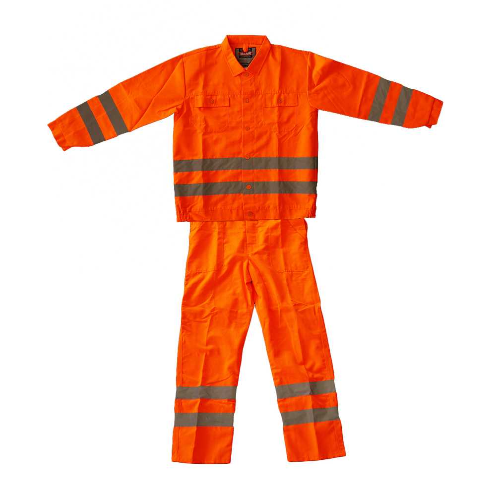 Warnschutz-Anzug orange Kat.I Größe: XXL