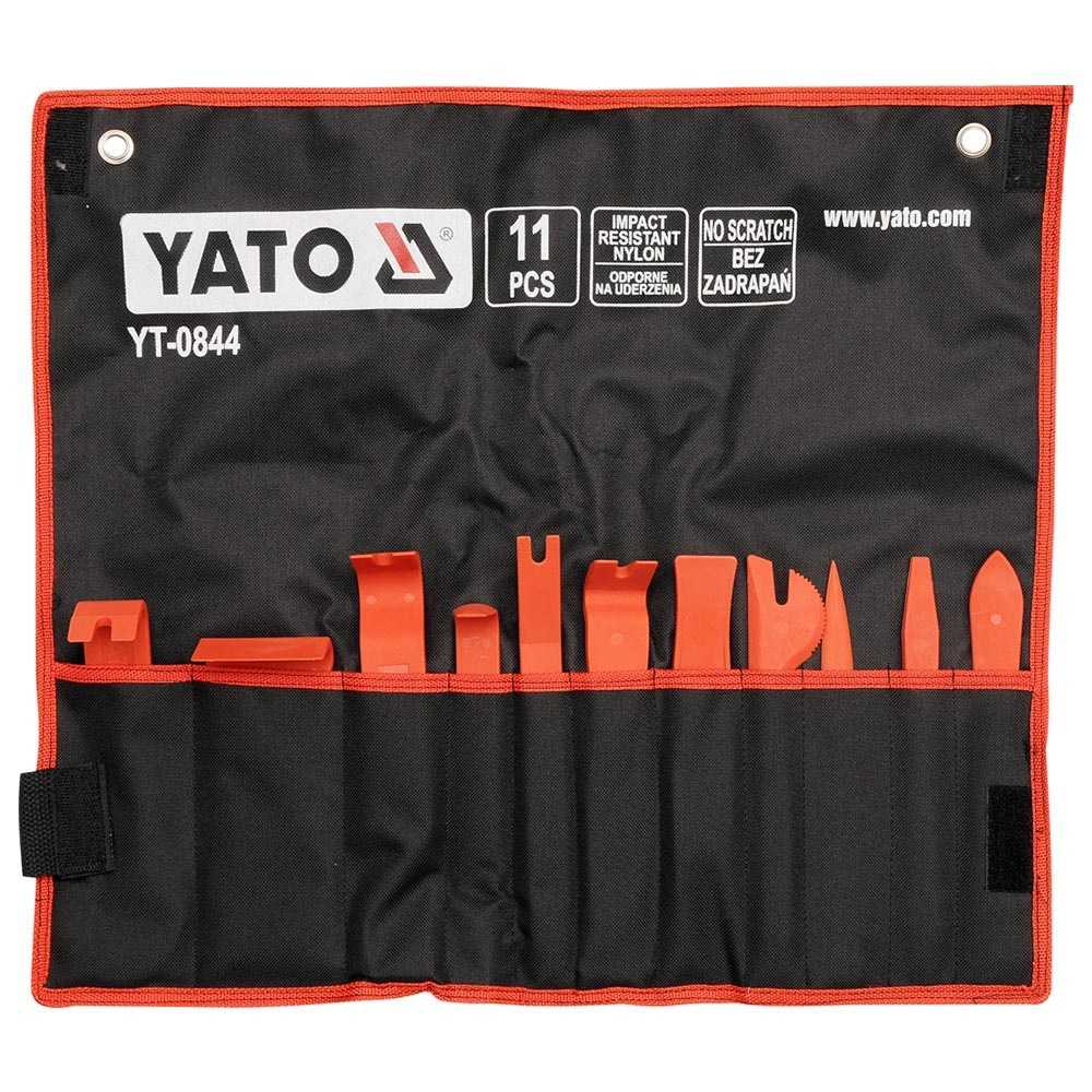 YATO Profi Demontageset für Innenverkleidungen 11 tlg YT-0844