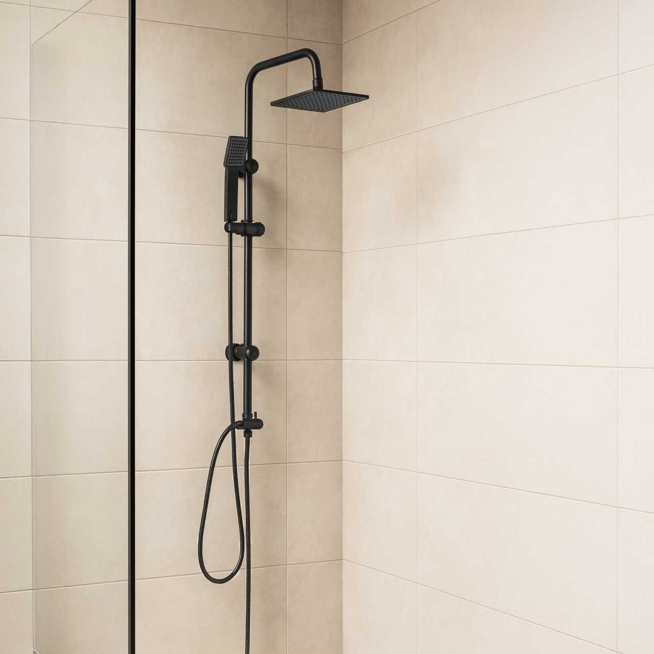 Grafner Design Duschgarnitur X-Design 120 black