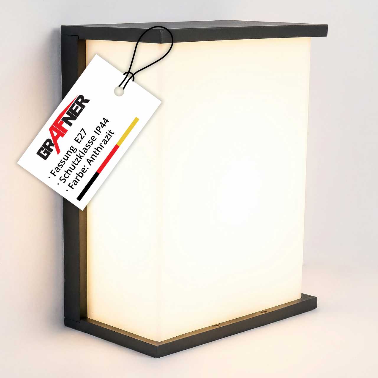 Grafner Aluminium-Wandlampe WL10955