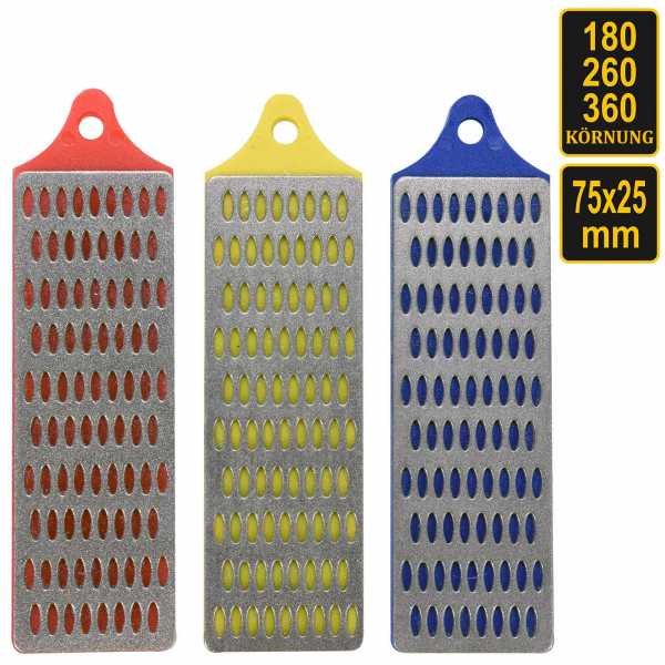 Vorel 3tlg. Diamantschleifblock-Set perforiert 26140