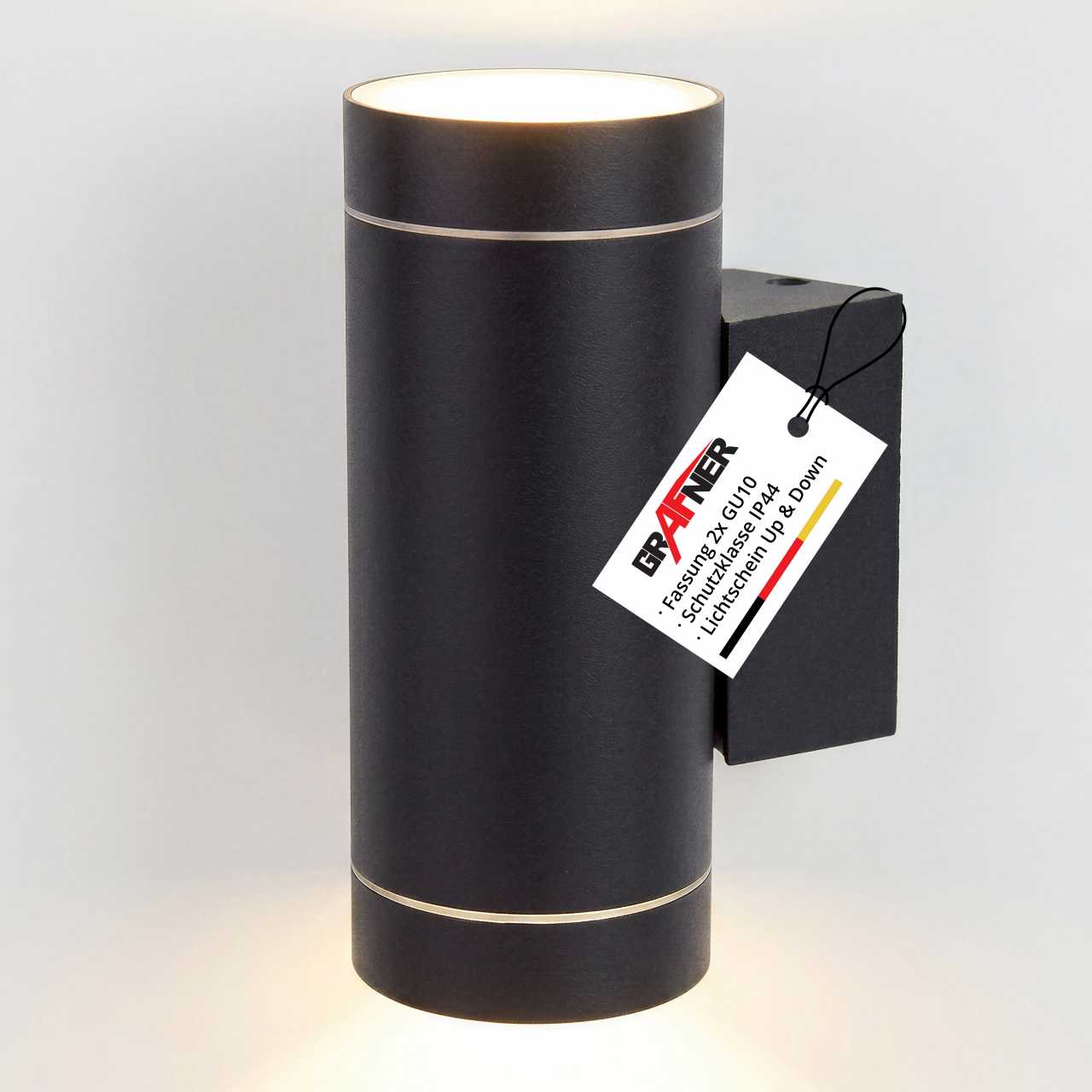 Grafner Aluminium-Wandlampe WL10747