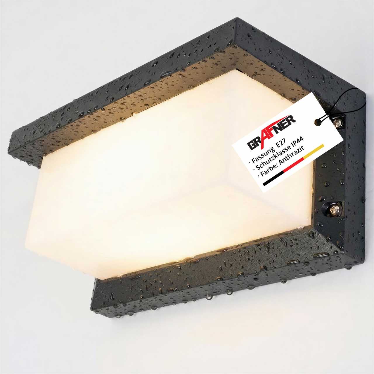 Grafner Aluminium-Wandlampe WL10956